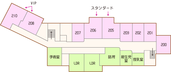 2階の平面図